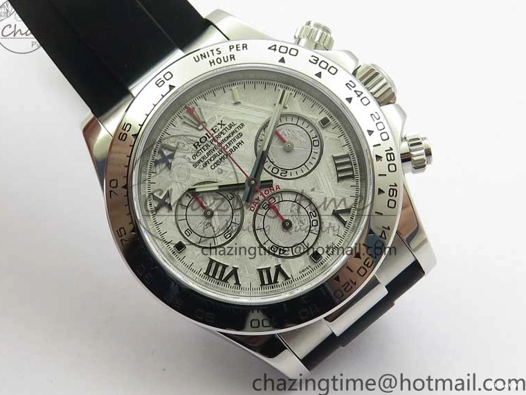 SA4130 904L SS Daytona Best 1:1 ‘Meteorite’ Oysterflex Case V4 Strap Noob on 116519 Edition 0327